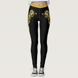 Leggings Tigre d'or d'Ekstream