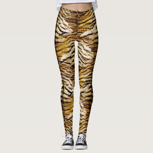 Leggings Tigre skin, stylish, tigre, striped, animal print (Devant)