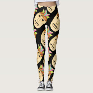 Leggings Tiki tropical