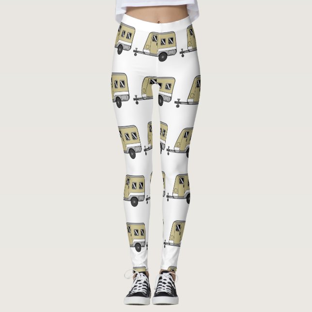 Leggings Tiny Tan Caravan Camper Thunder_Cove  (Devant)