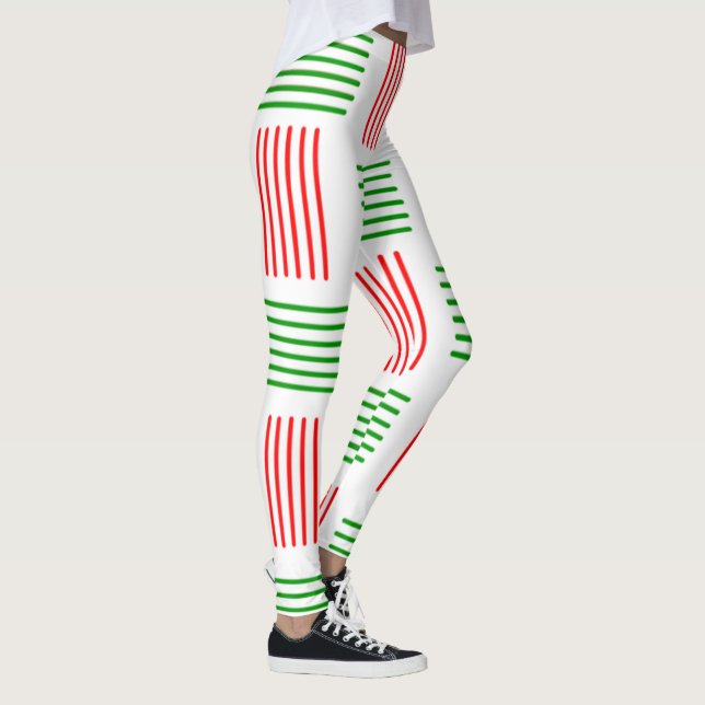 Leggings tissage de Noël (Droite)