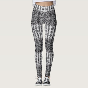 Leggings tissu motif anaconda
