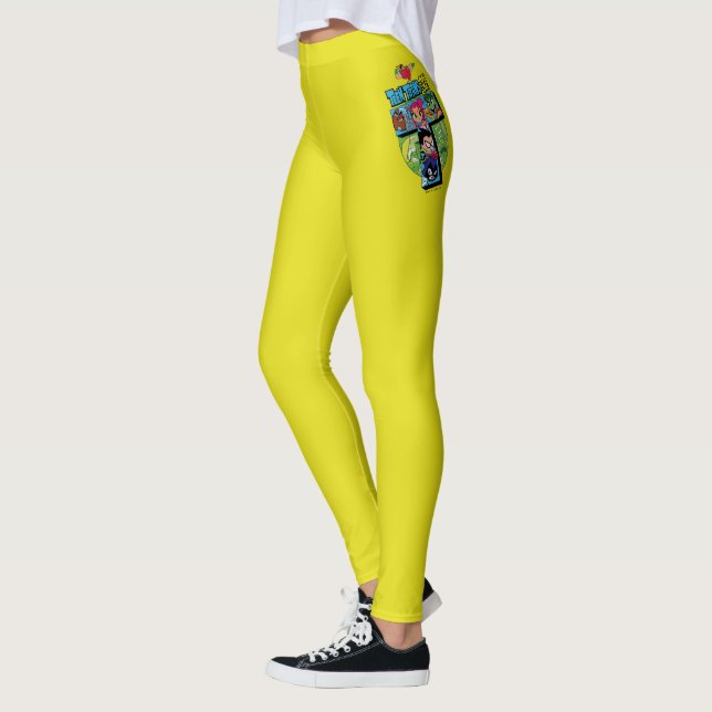 Leggings Titans Ados, allez ! | Collage de la tour Titans (Gauche)
