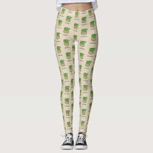 Leggings Toast Hipster de l'Avocado lunettes de poils grais