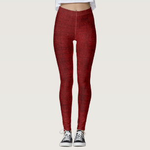 Leggings Toile Crimson