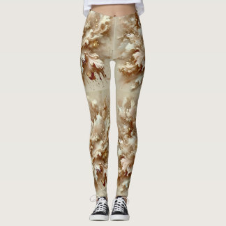 Leggings ~ TOMBE Brown Beige ~