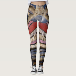 Leggings Tonnerre à visage totem