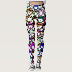 Leggings Toothy Grinning Joyeux Visages