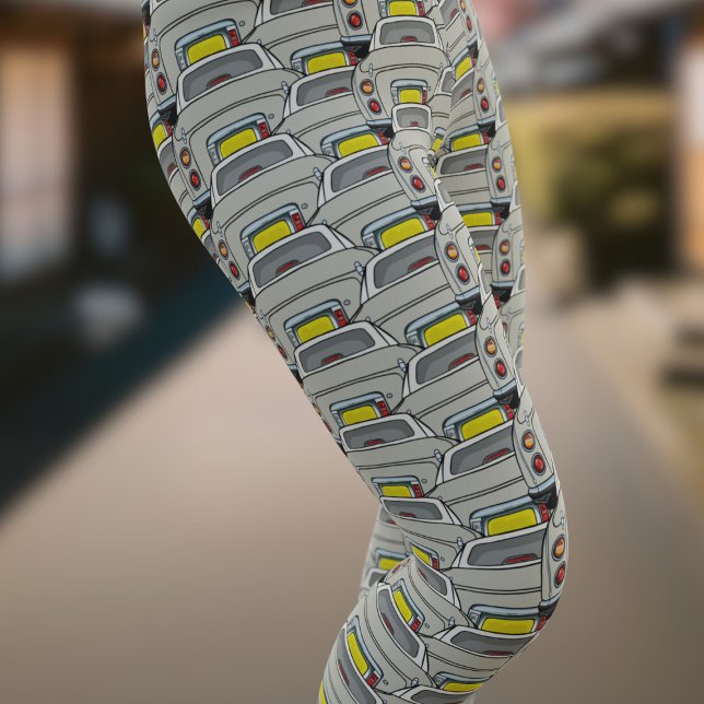 Leggings Topaz Mist Figaro Voiture Motif Figarations Leggat (Fun figgy leggings for the topaz mist figaro owner. You'll not see another pair like these!)
