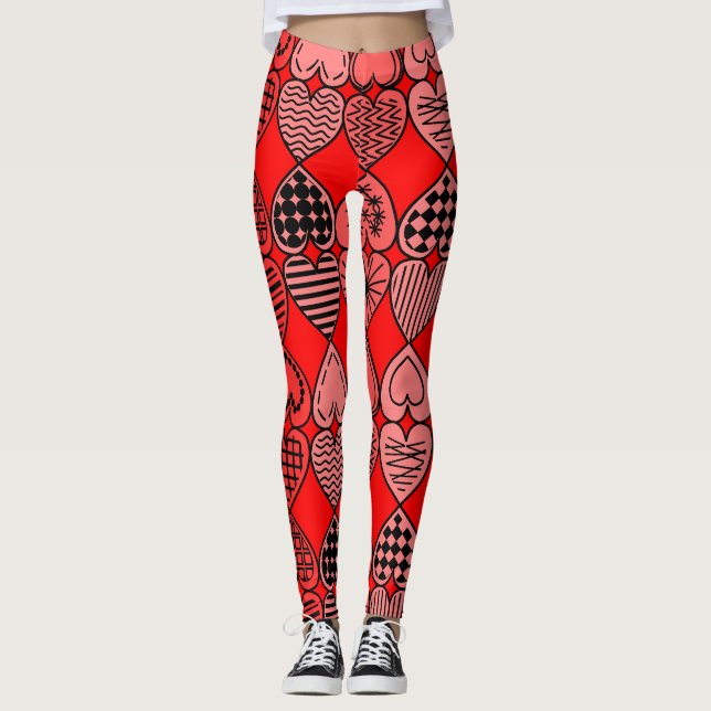 Leggings Topsy Turvy Hearts (Devant)