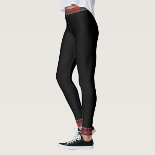 Leggings Torsion royale de tartan de Stewart
