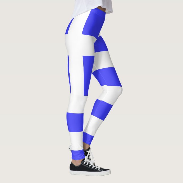 Leggings Total du drapeau grec (Droite)
