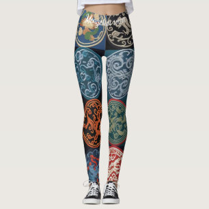 Leggings Totems dynamiques du groupe ethnique mongol