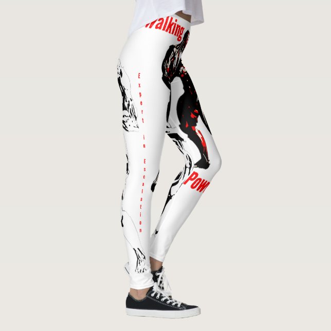 Leggings Touche en poudre à pied (Droite)