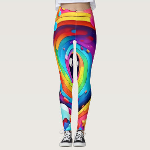 Leggings Tourbillon d'imagination colorée