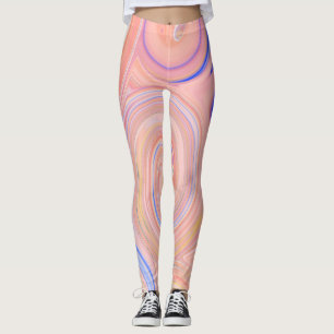 Leggings tourbillonnant colorés