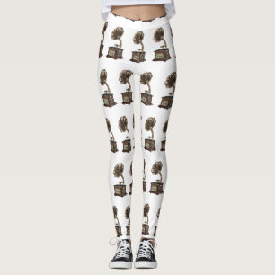 Leggings Tourne-disque dessin animé