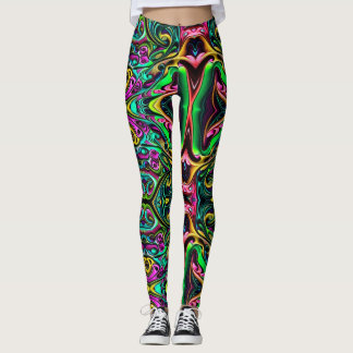 Leggings Tournes colorées de peinture couleur pour le desig