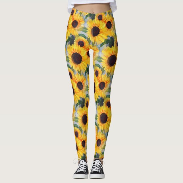 Leggings Tournesol jaune (Devant)