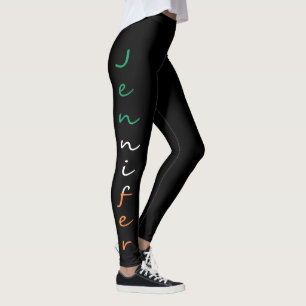 Leggings Tout Nom Sur Le Drapeau Irlandais