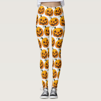 Leggings Tout-Sur-Impression citrouille Cutie