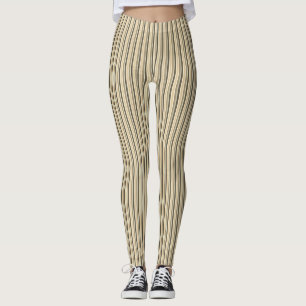 Leggings Traces Sepia Verticales