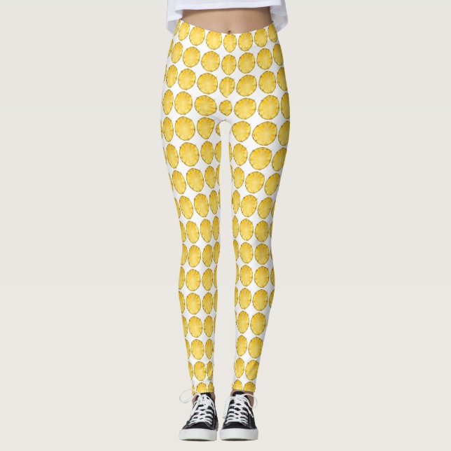 Leggings - Tranches d'ananas (Devant)