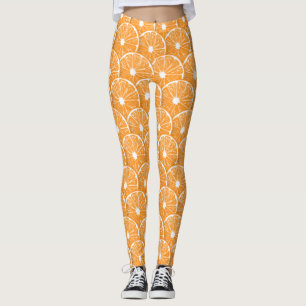Leggings Tranches orange