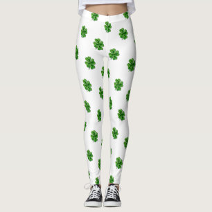 Leggings Trèfle de feuille de Patricks quatre de saint