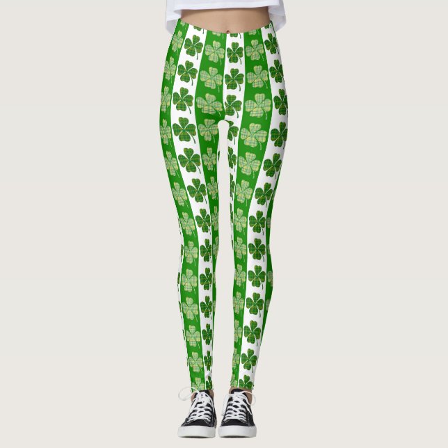 Leggings Trèfle de quatre feuilles (Devant)