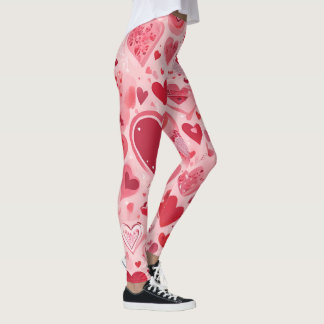 Leggings Trending Love Shape Designs