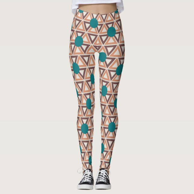 Leggings Triangle de surface composée (Devant)