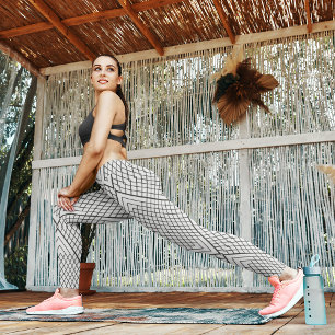Leggings Triangle Lignes Abstraites
