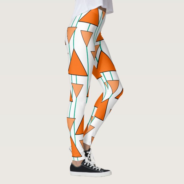 Leggings Triangles Art Déco (Droite)