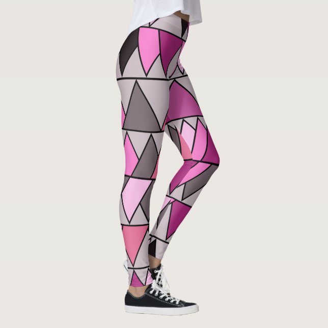 Leggings Triangles Camo Rose (Droite)