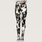 Triangles florales noires abstraites géométriques