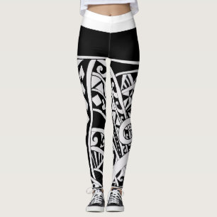 Leggings tribaux polynésiens