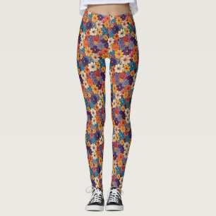 Leggings Trippy Hippy Flower Power