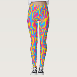Leggings Trippy super Hachement Quirky Pansexual Fierté