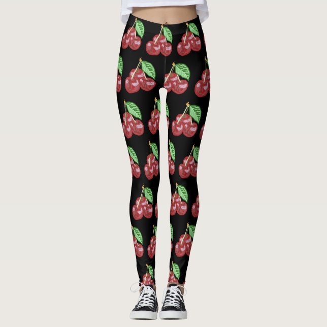 Leggings Trois cerises (Devant)