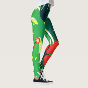 Leggings Tropical-digital-paper- Zazzle_Growshop.