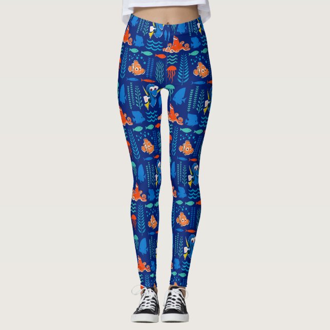 Leggings Trouver le Motif de la mer de Dory (Devant)