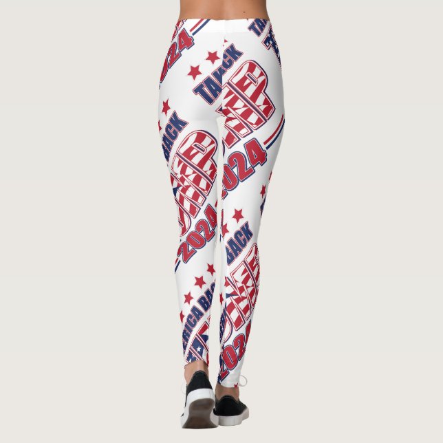 Leggings Trump 2024 : Retour de l'Amérique (Dos)