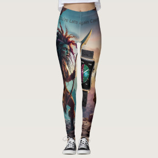 Leggings Tu es en retard de nouveau Caveman !" No 1