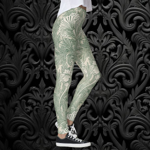 Leggings Tulipe par William Morris, Art floral vintage