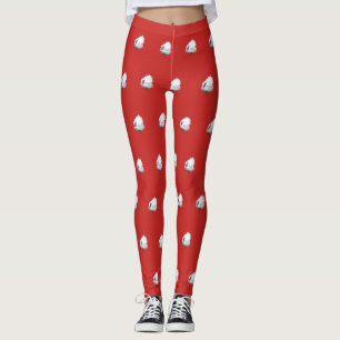 Leggings Turquie en rouge