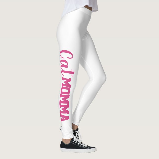 Leggings typographie de CAT MOMMA amusante | (Droite)