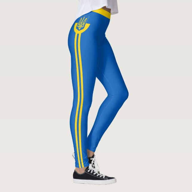 Leggings Ukraine & Ukrainien Drapeau mode, fan de voyage/sp (Droite)