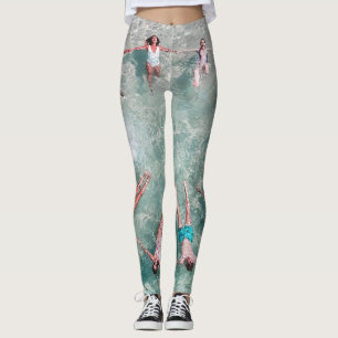 Leggings "Un moment amusant dans la mer"