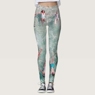 Leggings "Un moment amusant dans la mer"